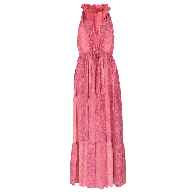 Stokomani Mode robe longue ceinturée femme du S au L