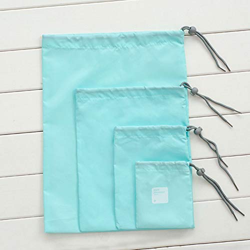 Shop-Story Lifestyle Pack 4 organisateurs valise étanches rouges