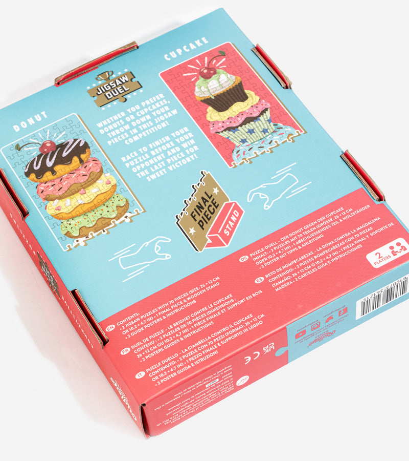 L'avant gardiste puzzle en duel Cakes 2 joueurs