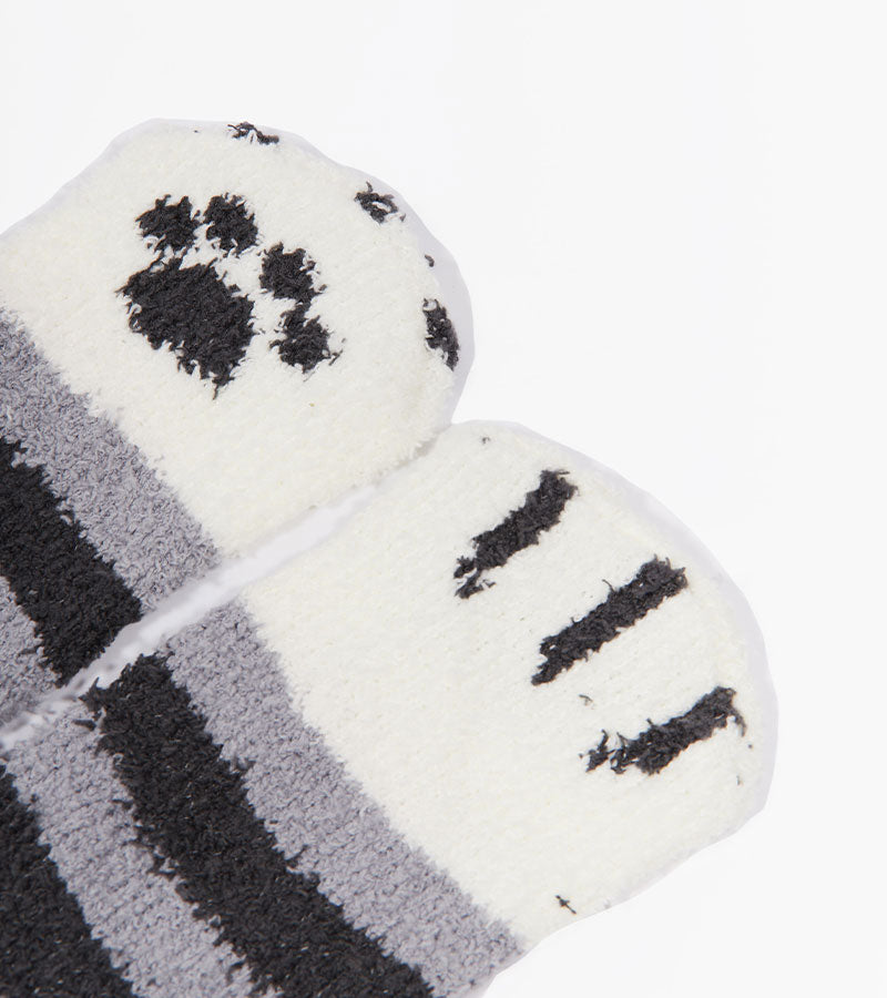 L'avant gardiste Chaussettes chat moumoute tâches marron