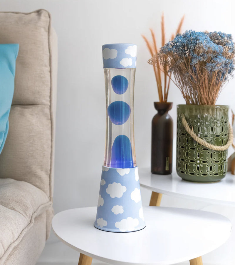 L'avant gardiste Déco Lampe à lave Nuages 39,5 cm