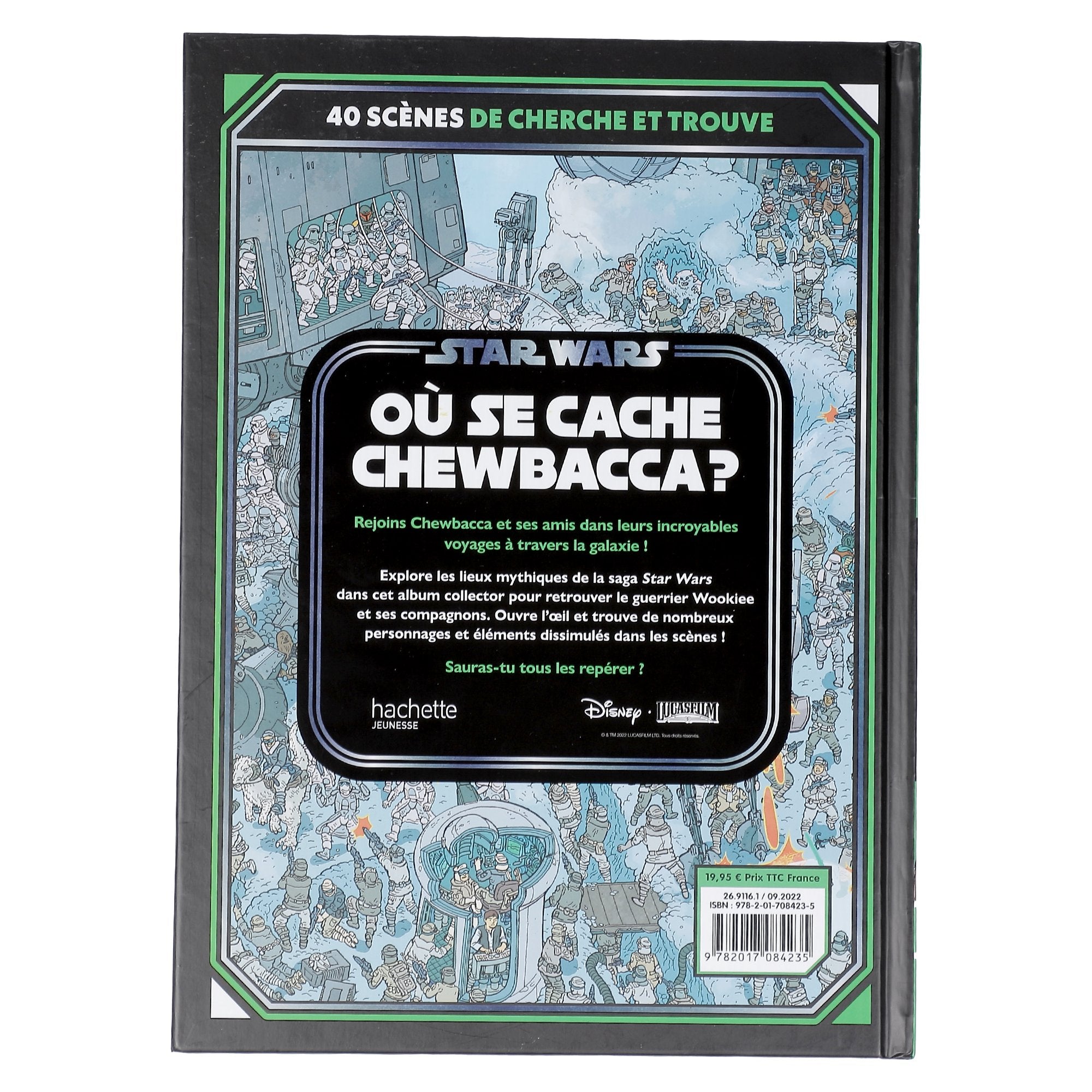 Star Wars cherche et trouve où se cache Chewbacca livre jeu
