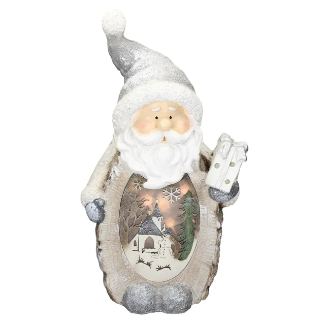 ECD Germany Père Noël LED 52 cm polyrésine lumineux