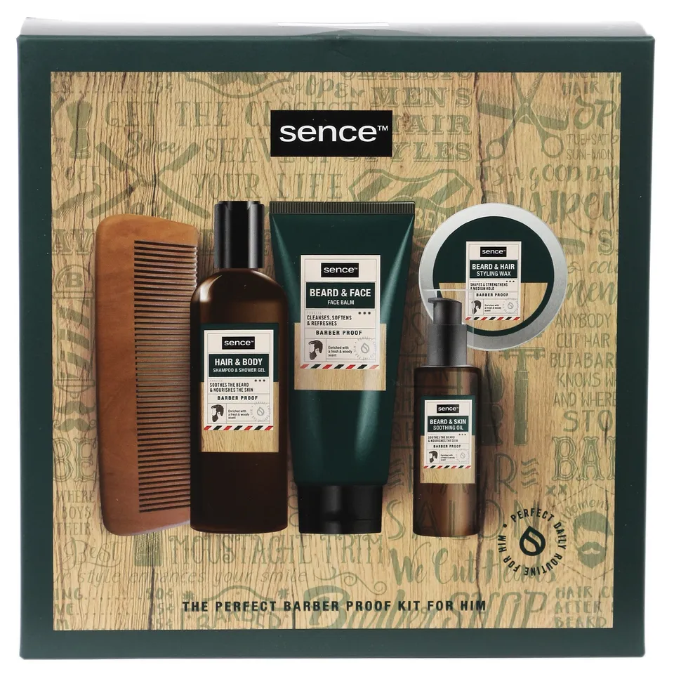 Sence coffret soin homme 5 pièces barbe et douche
