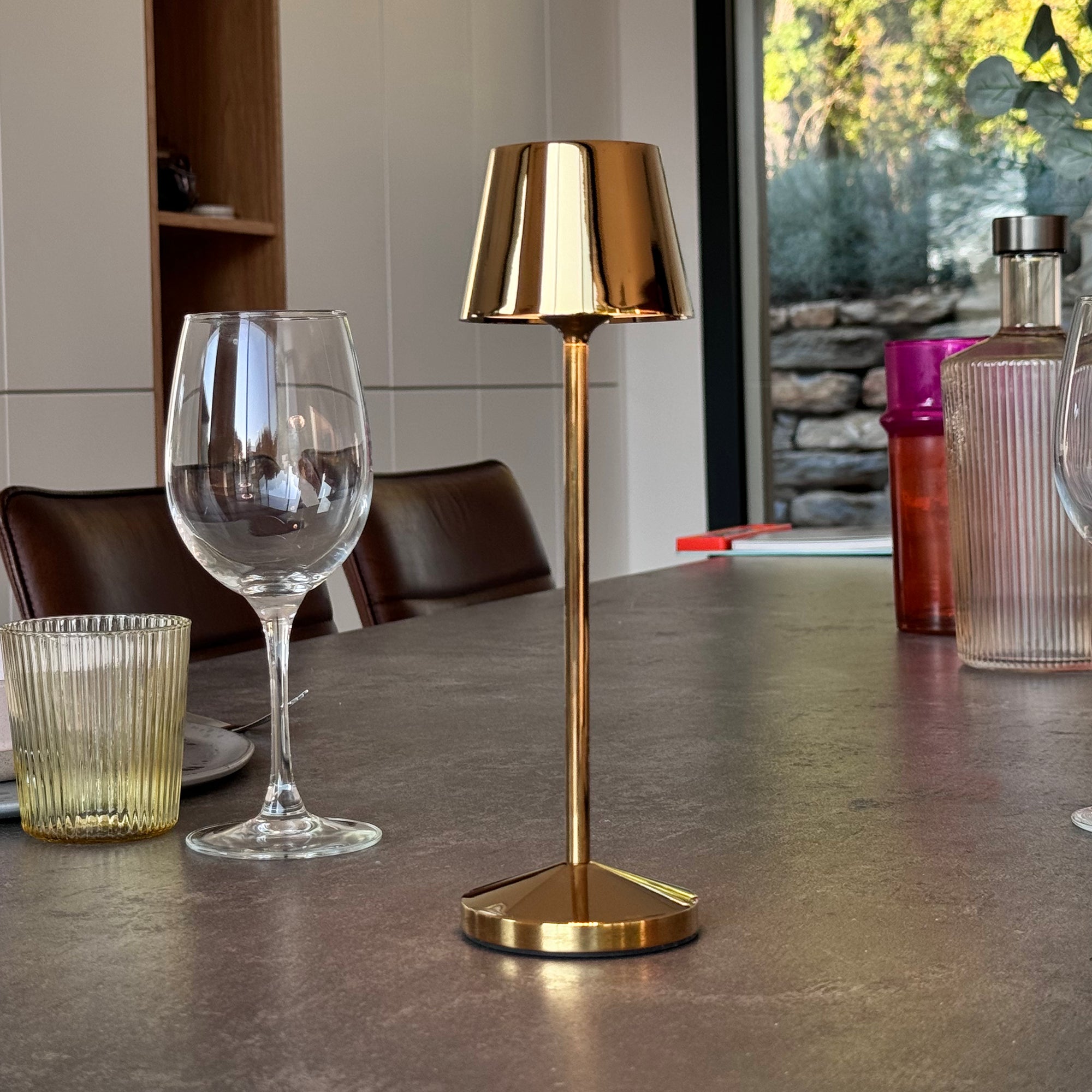 Red Deco Emily lampe de table sans fil gold H25cm
