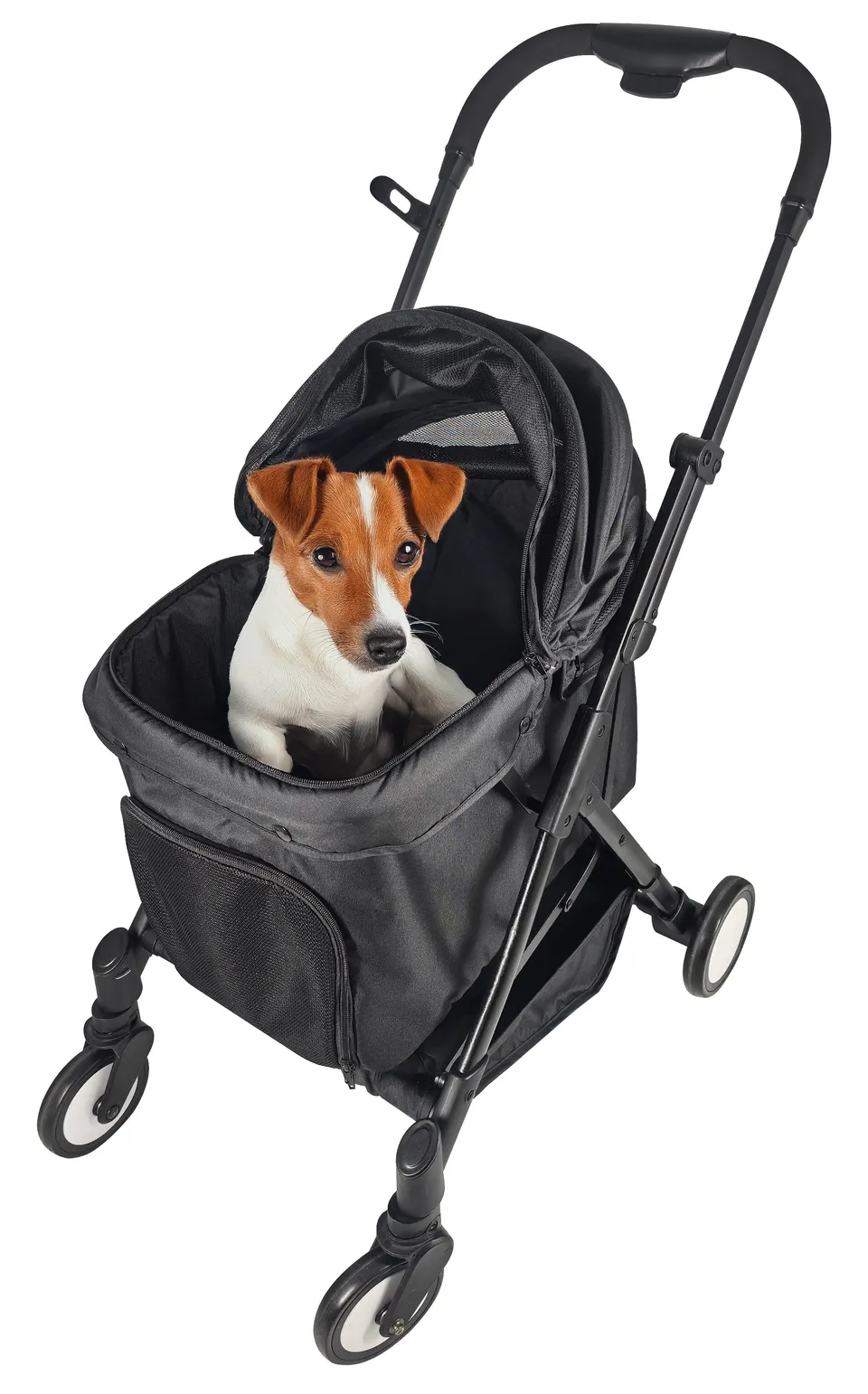 Stokomani Animalerie poussette pour chien 71x46x97 cm