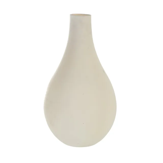 Stokomani Maison grand vase goutte d'eau beige déco