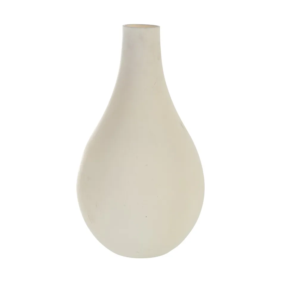 Stokomani Maison grand vase goutte d'eau beige déco