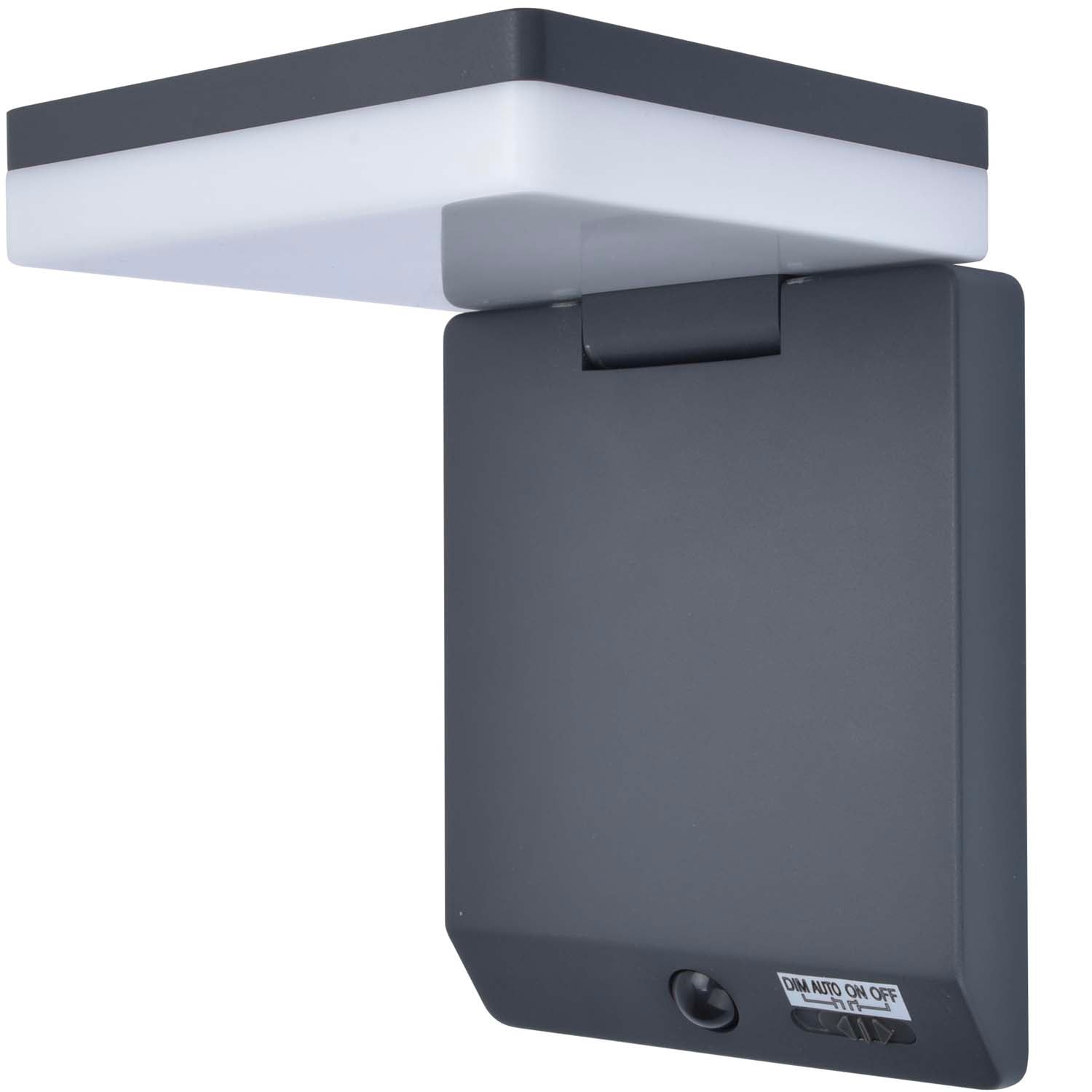 Red Deco Moze Solar applique solaire LED détecteur H15cm