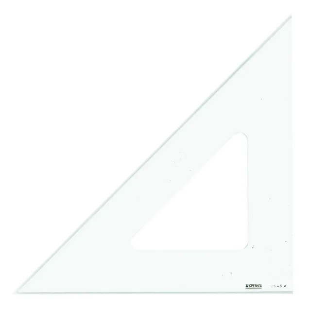Safe Tool Fournitures Equerre plexi 30 cm 45° dessin