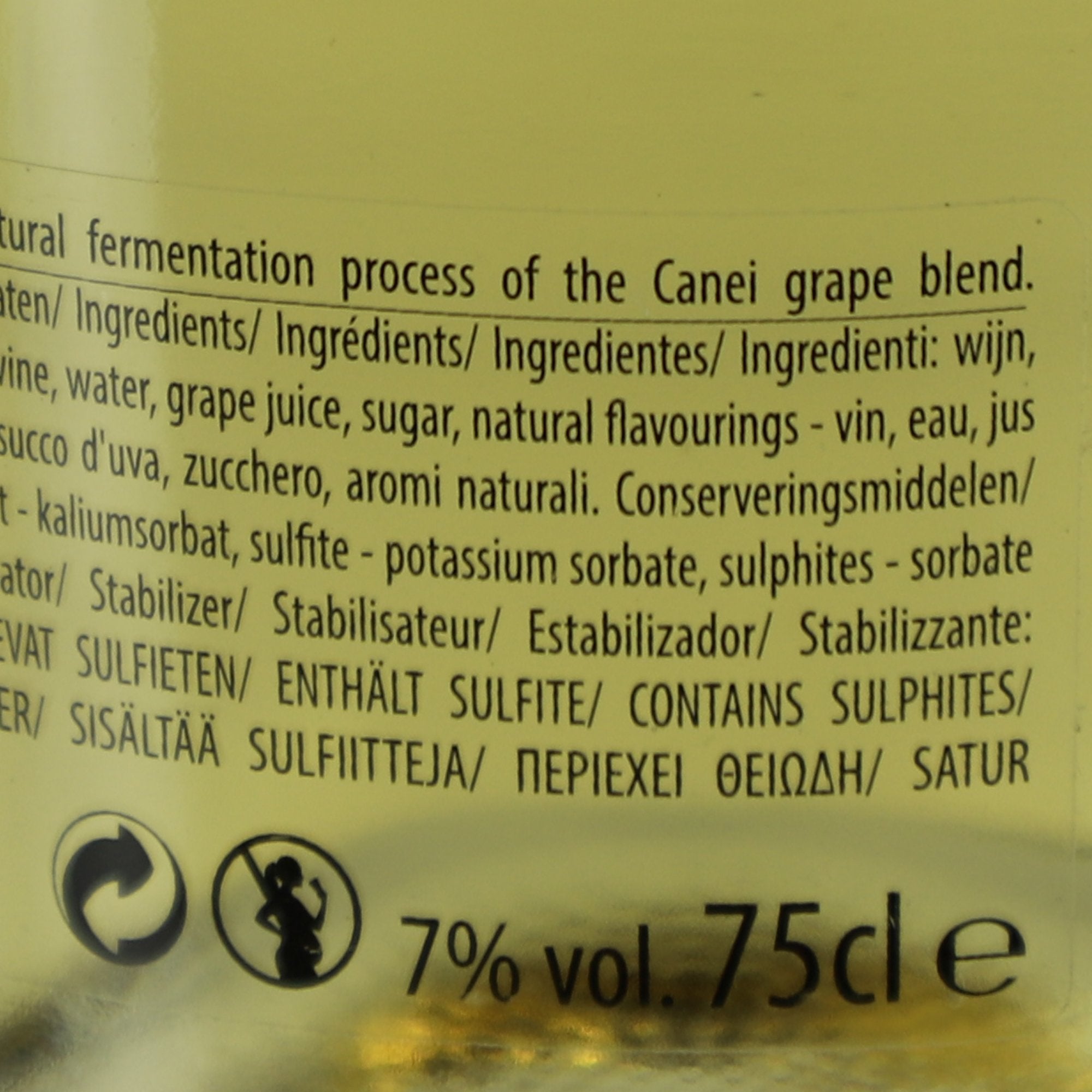 Stokomani Vin blanc pétillant rafraîchissant