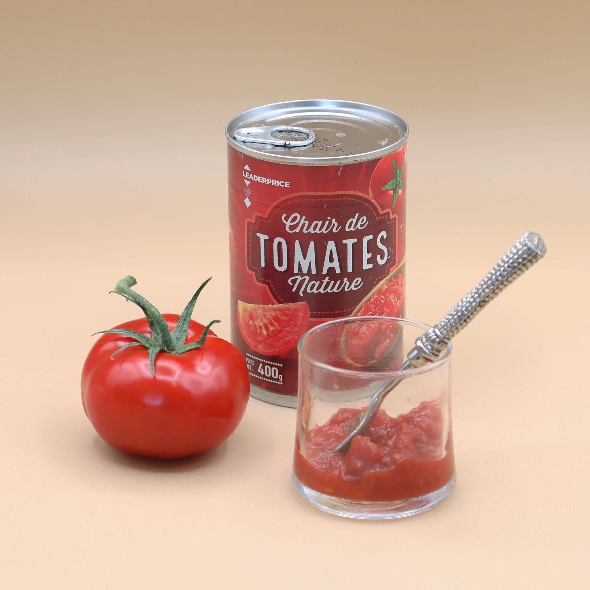 Leader Price Chair de tomates conserve 400g pour sauces