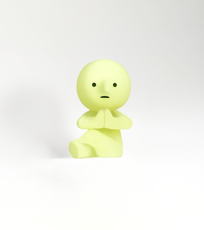 Smiski Yoga figurine fluorescente boîte surprise