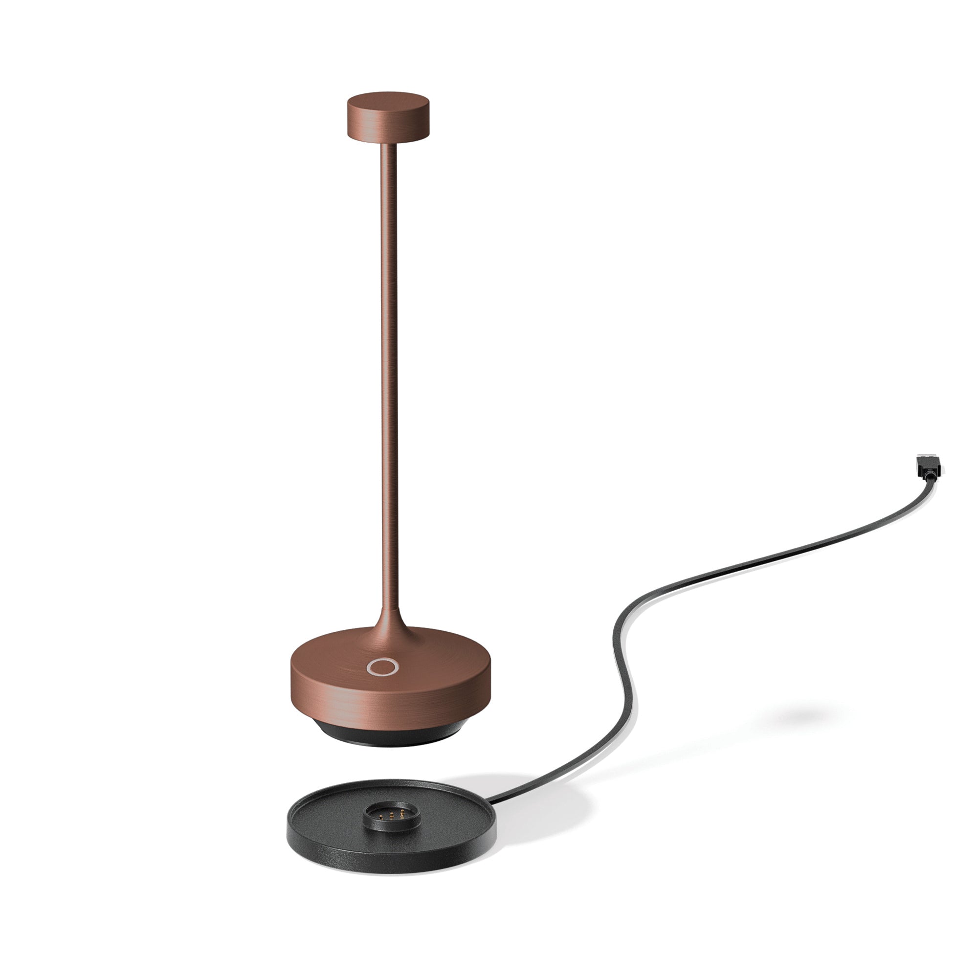 Red Deco Ruby Copper H25cm Lampe sans fil cuivre tactile