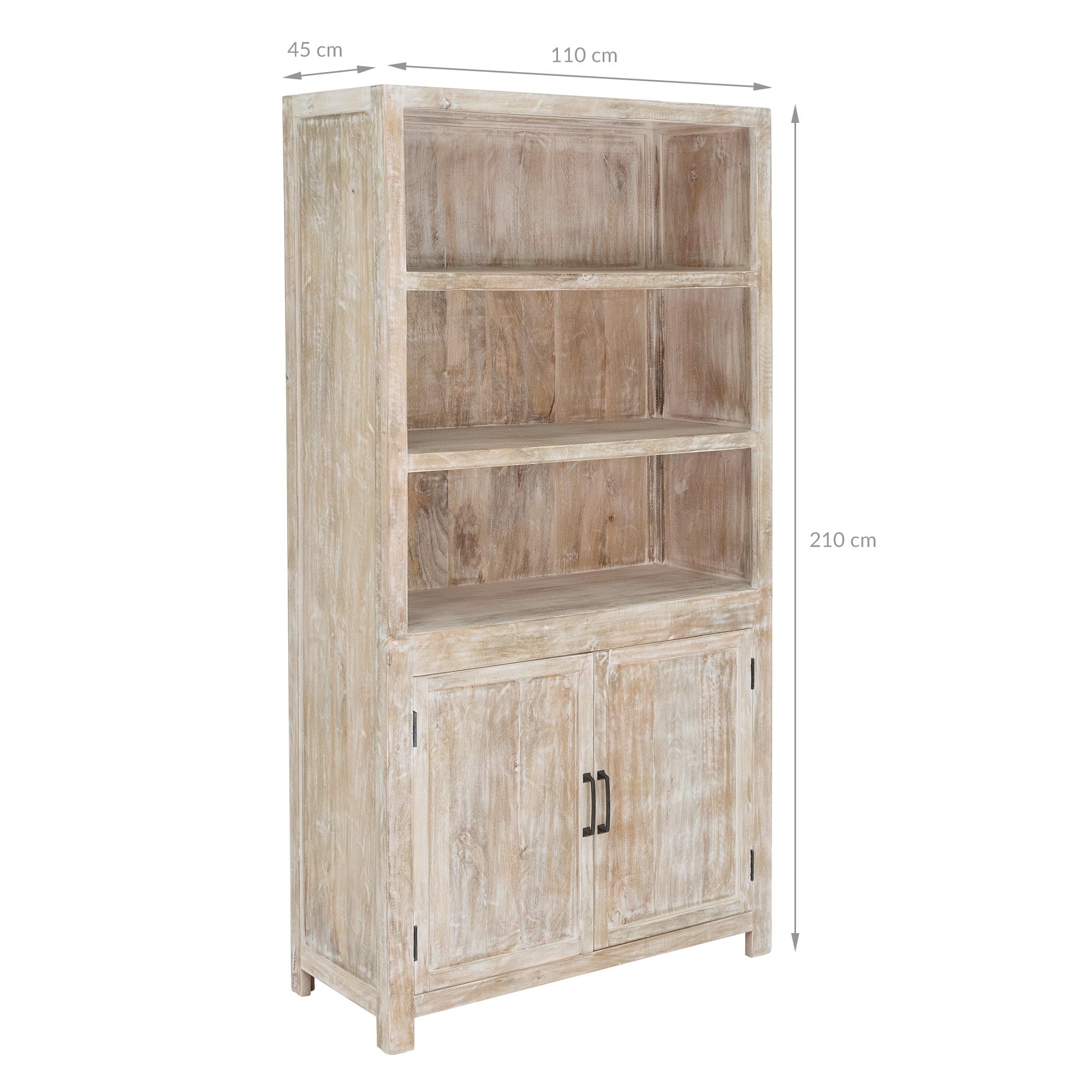 ECD Germany WOMO vitrine manguier 110x210x45 nature