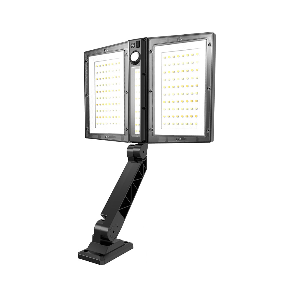 Red Deco Clipper Black spot solaire 2 têtes détecteur