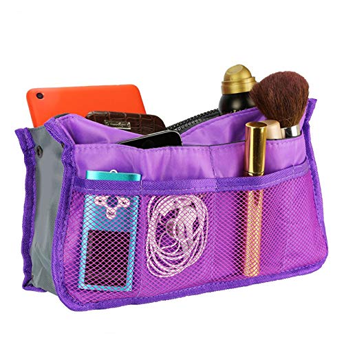 Shop-Story Organisateur Organiseur Sac à Main Violet 13 Casier
