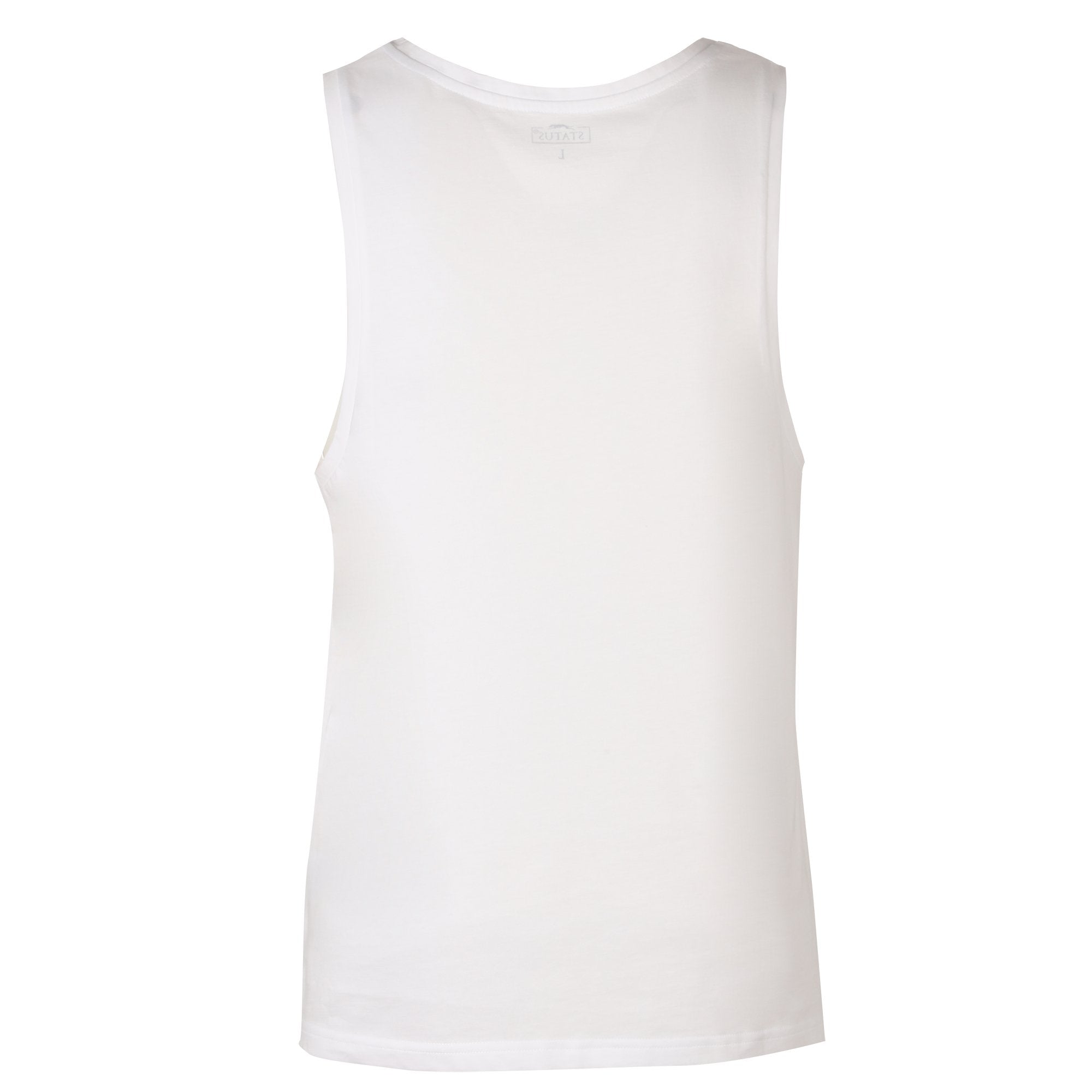 Stokomani Mode débardeur uni blanc homme manches courtes