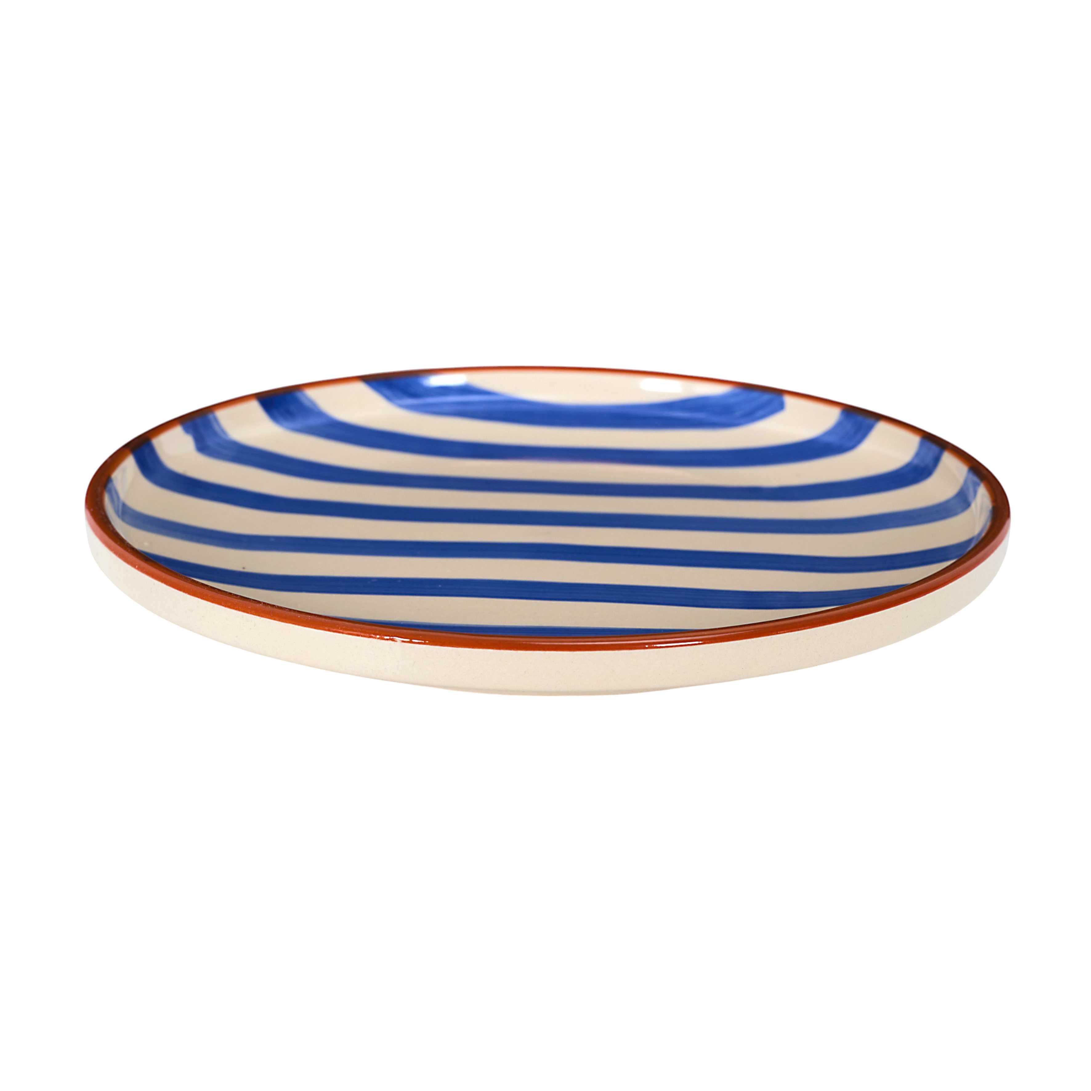 Stokomani Dolce Vita assiette plate peinte 20 cm décorative