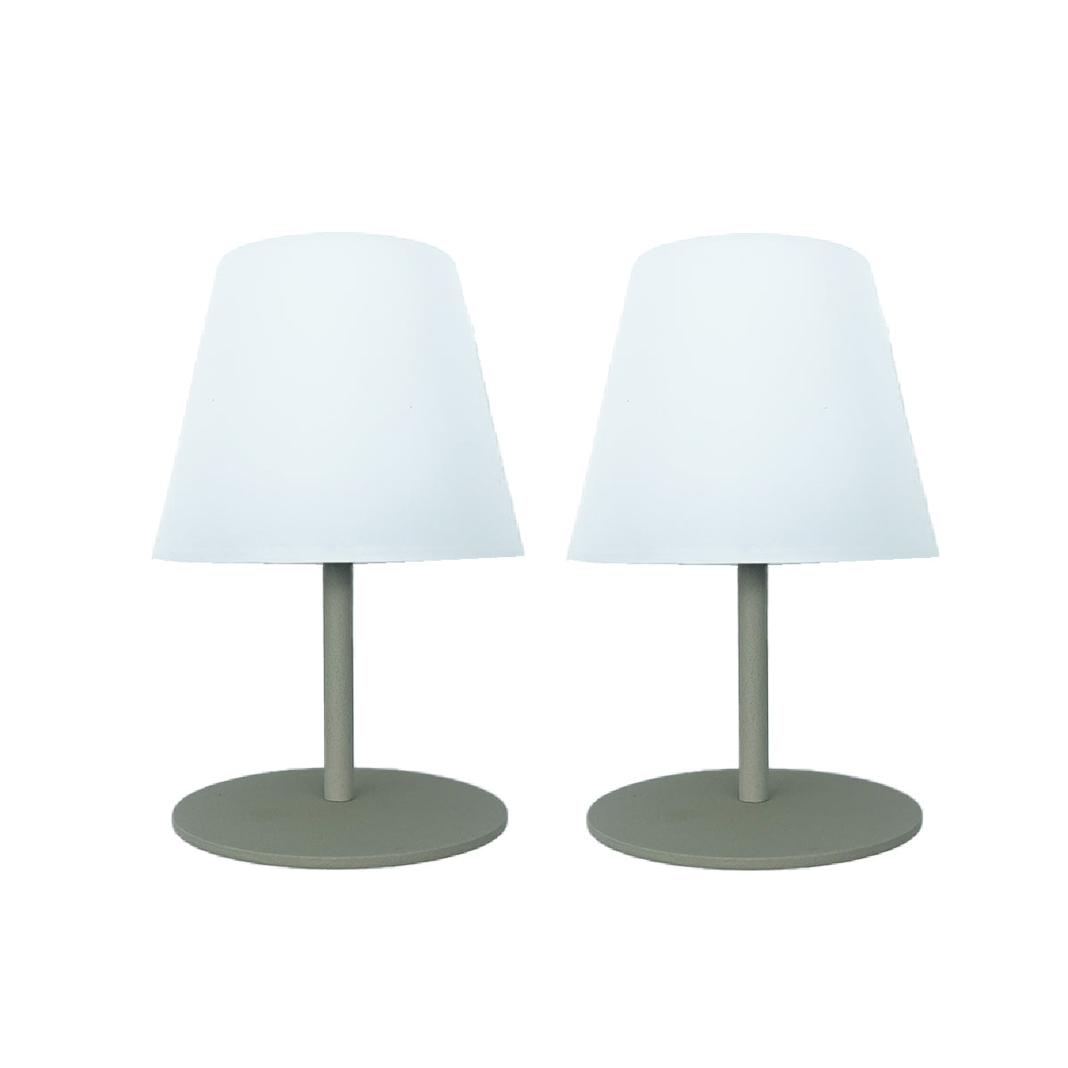 Red Deco Twins lot 2 lampes table LED sans fil olive H16cm