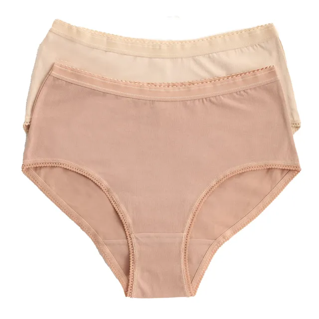 Stokomani Mode Lot Culotte Taille Haute Coton Rose Culotte Femme