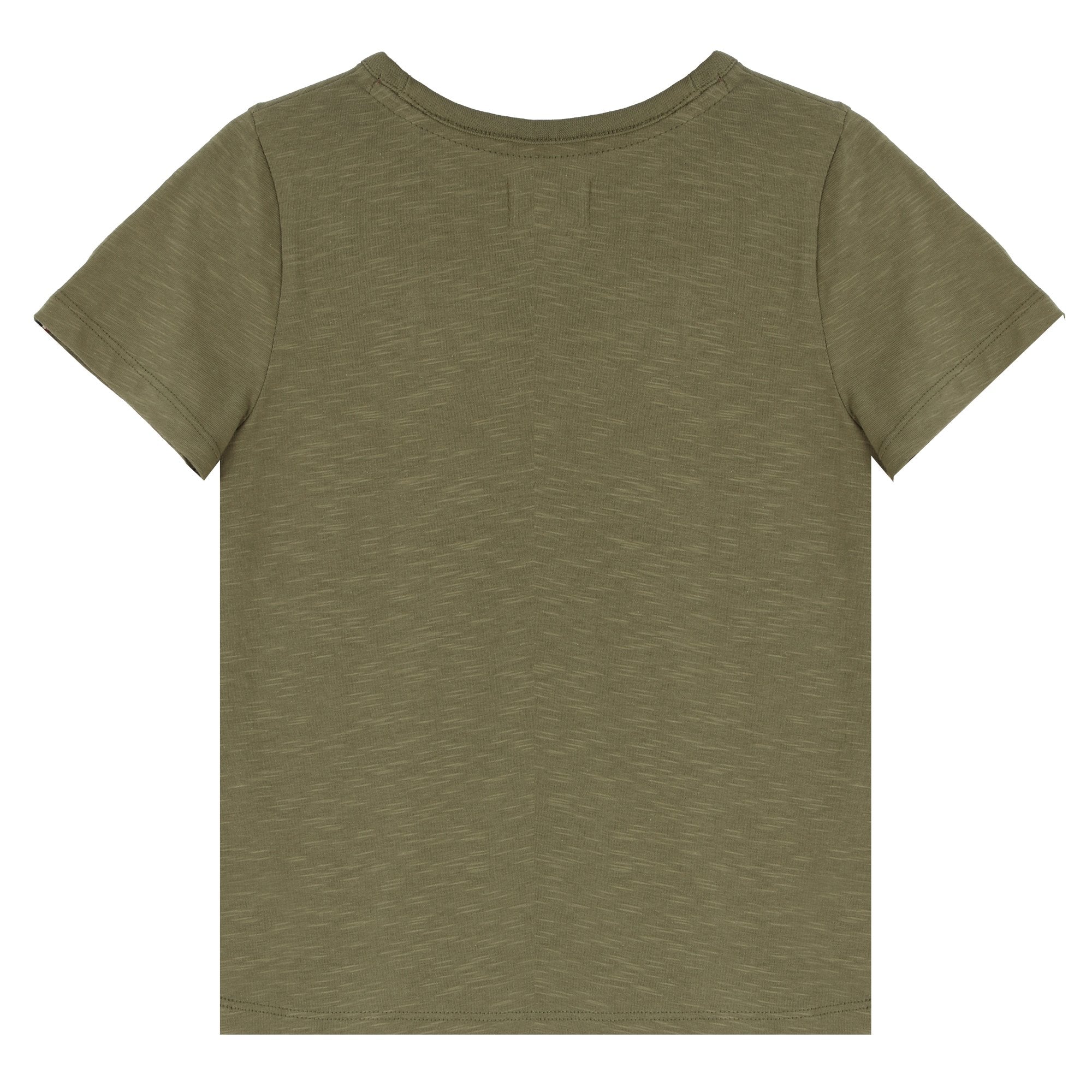 Stokomani Mode Tee-shirt manches courtes broderie vert 10A t-shirt
