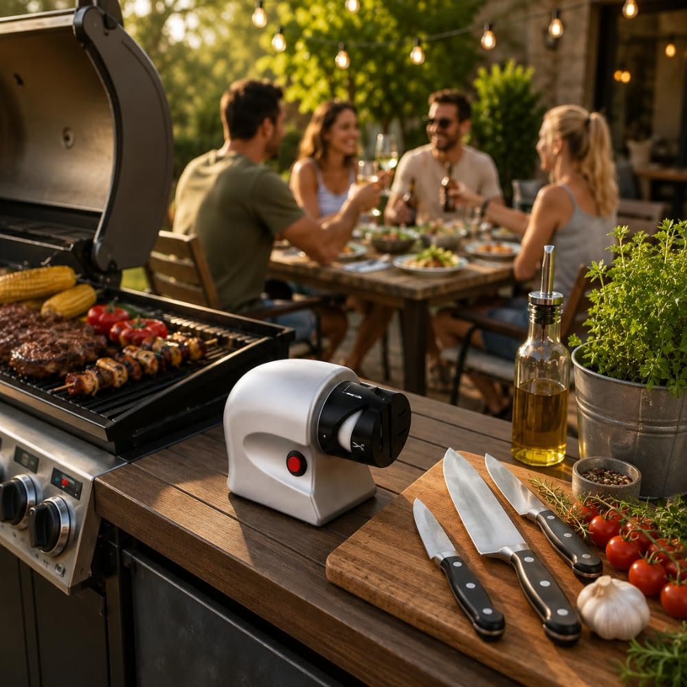 Shop-Story Maison affûteur électrique 20W couteaux ciseaux