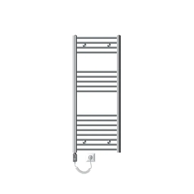 ECD Germany Heizungen sèche-serviettes électrique chrome 500x1200 mm 1200W