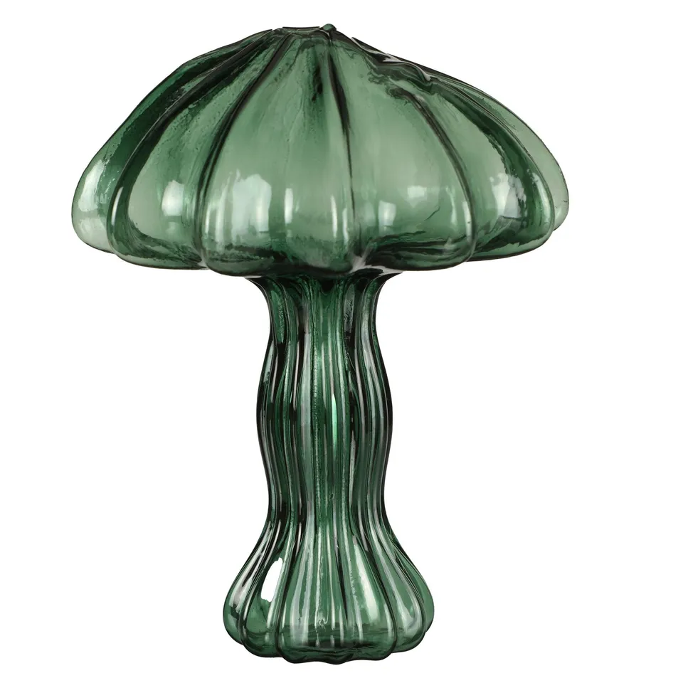 Stokomani Maison soliflore champignon vert vase déco