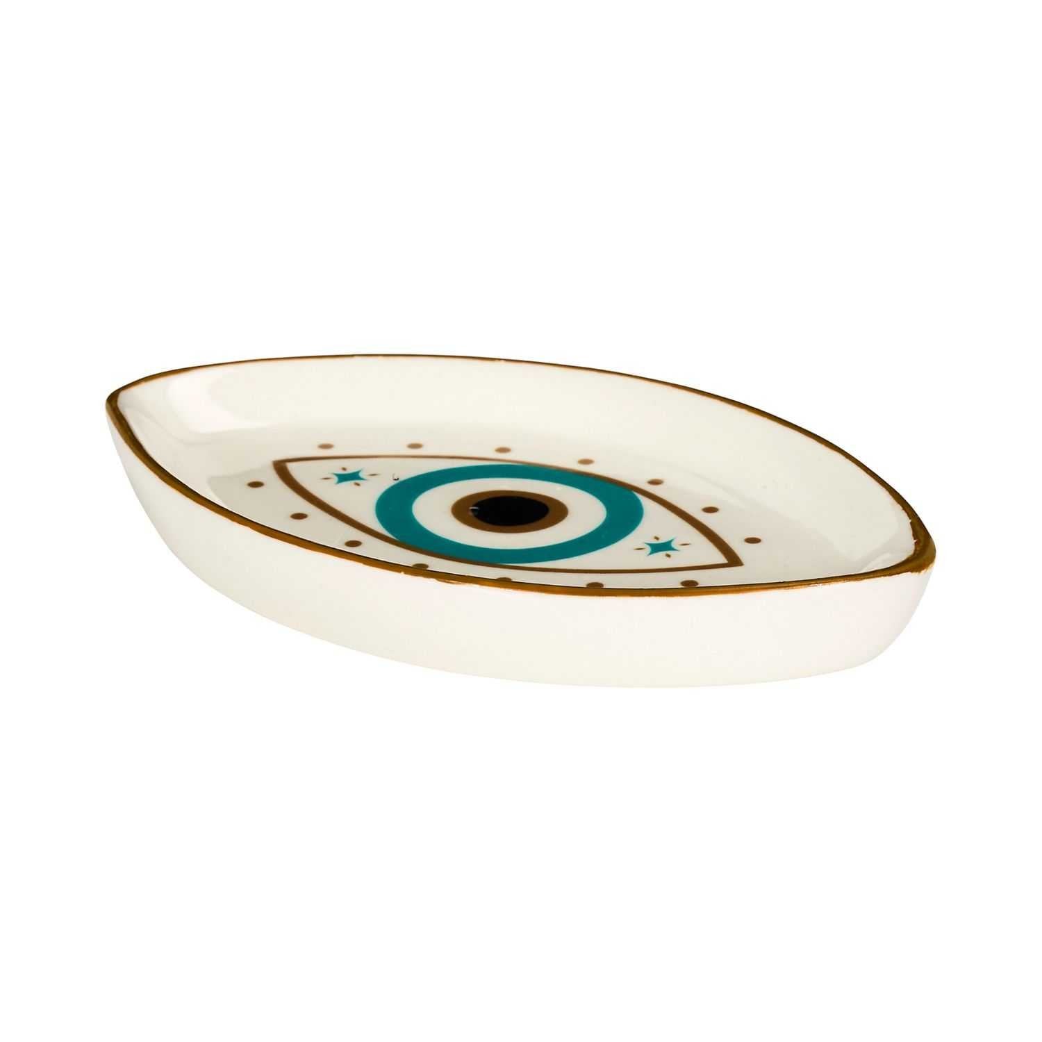 Stokomani Maison Louxor vide-poche doré déco salon