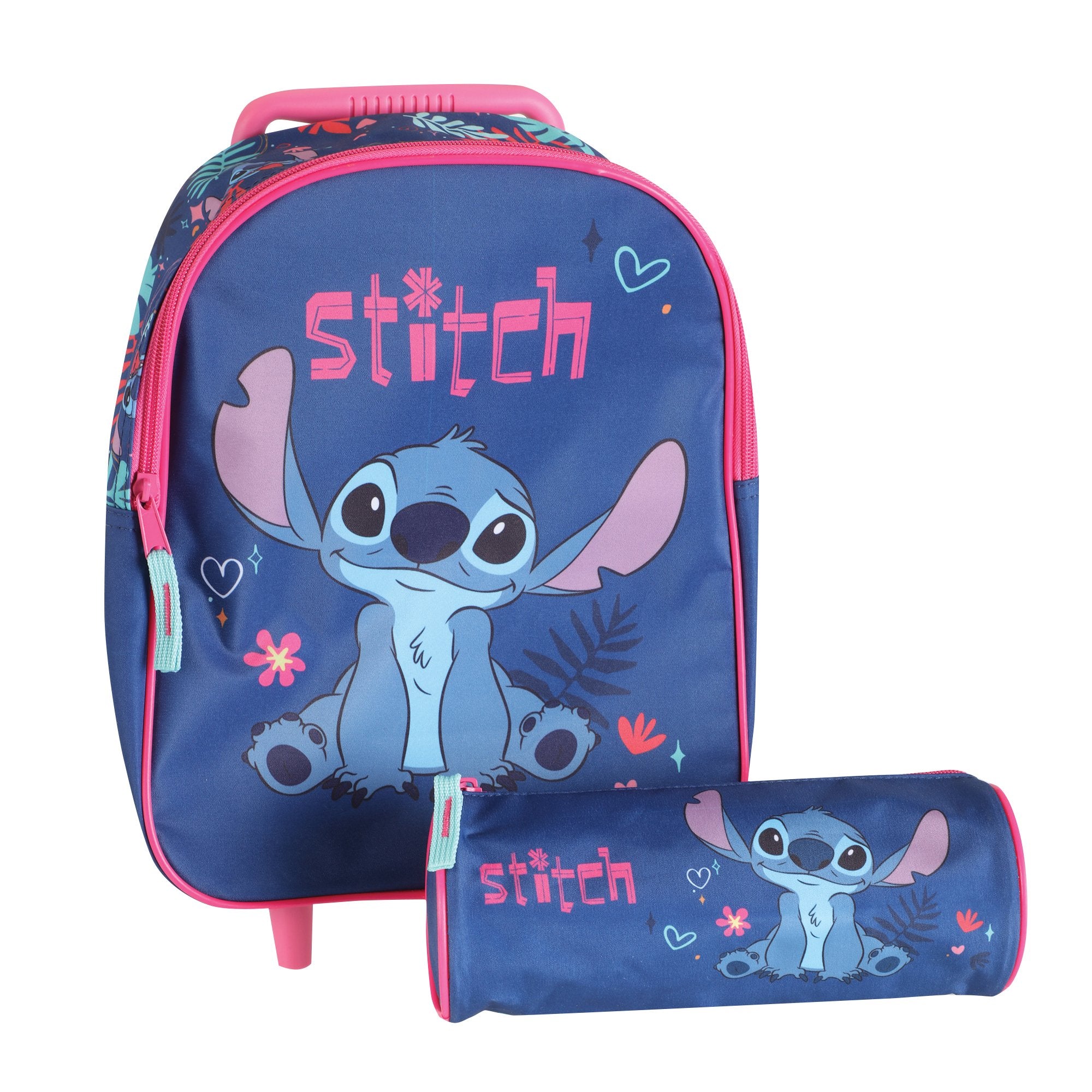 Stokomani Scolaire Sac à dos à roulettes Stitch