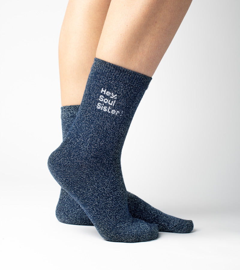 L'avant gardiste Lifestyle & Fun chaussettes Hey Soul Sister femme