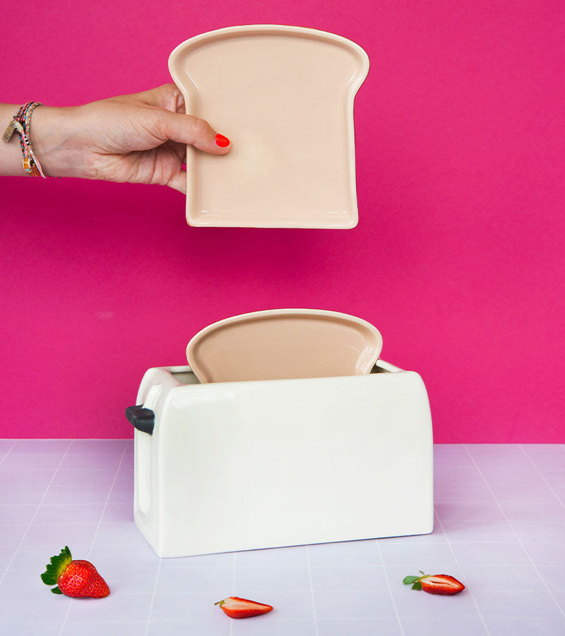 L'avant gardiste set 2 assiettes toast brunch