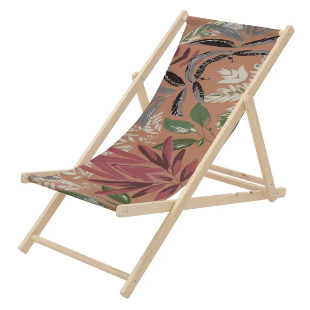ECD Germany Sport chilienne bois floral marron-rouge-vert 3 positions