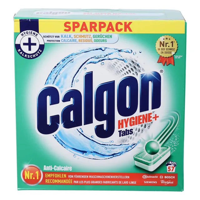 Tablettes lave-linge anti-calcaire 57 pièces odeurs