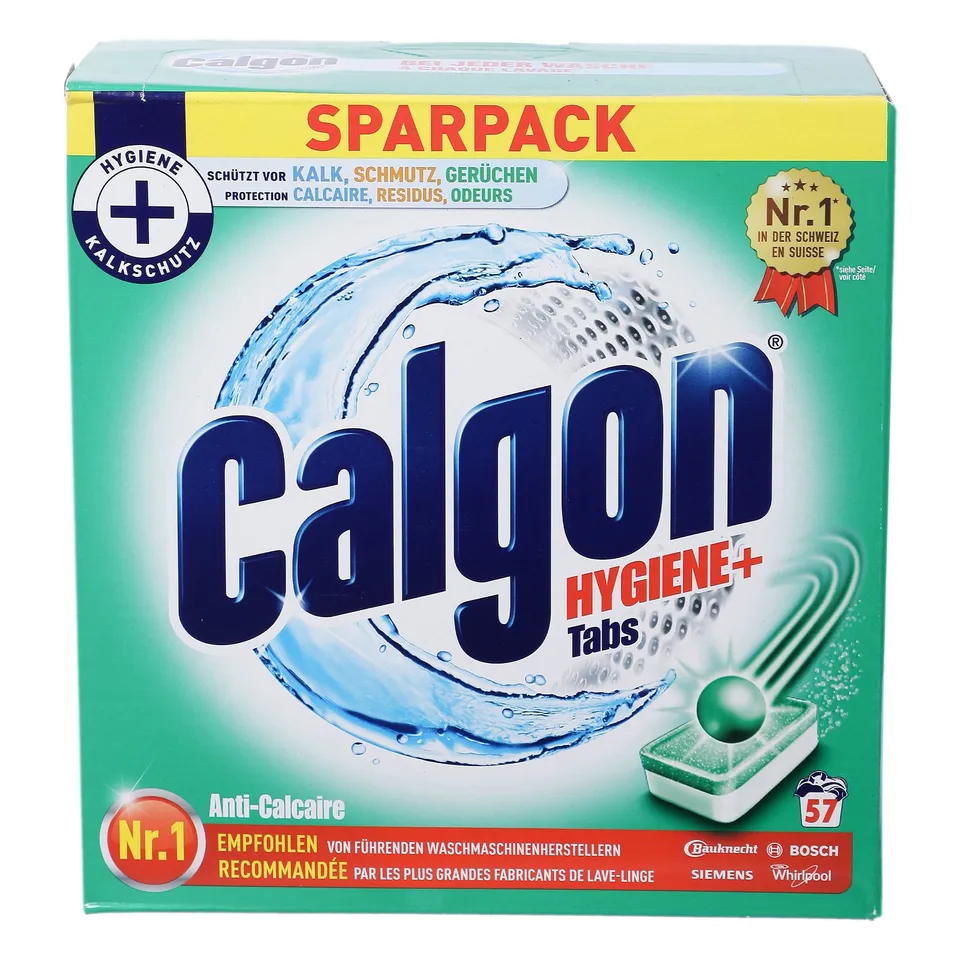 Tablettes lave-linge anti-calcaire 57 pièces odeurs