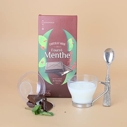 Leader Price Chocolats Chocolat Noir Fourré Menthe 150g Lot 8