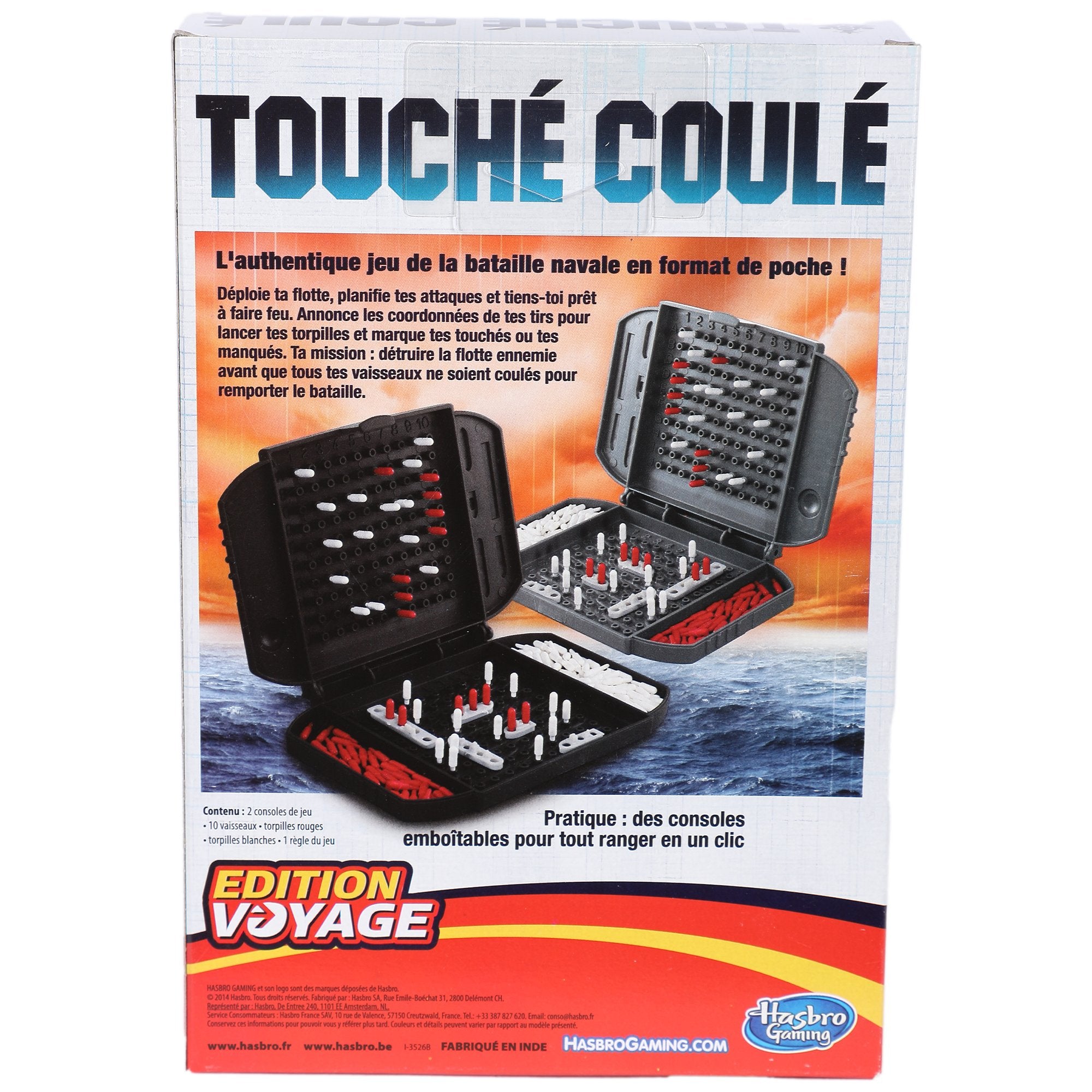 Hasbro Gaming Bataille Navale jeu société édition voyage