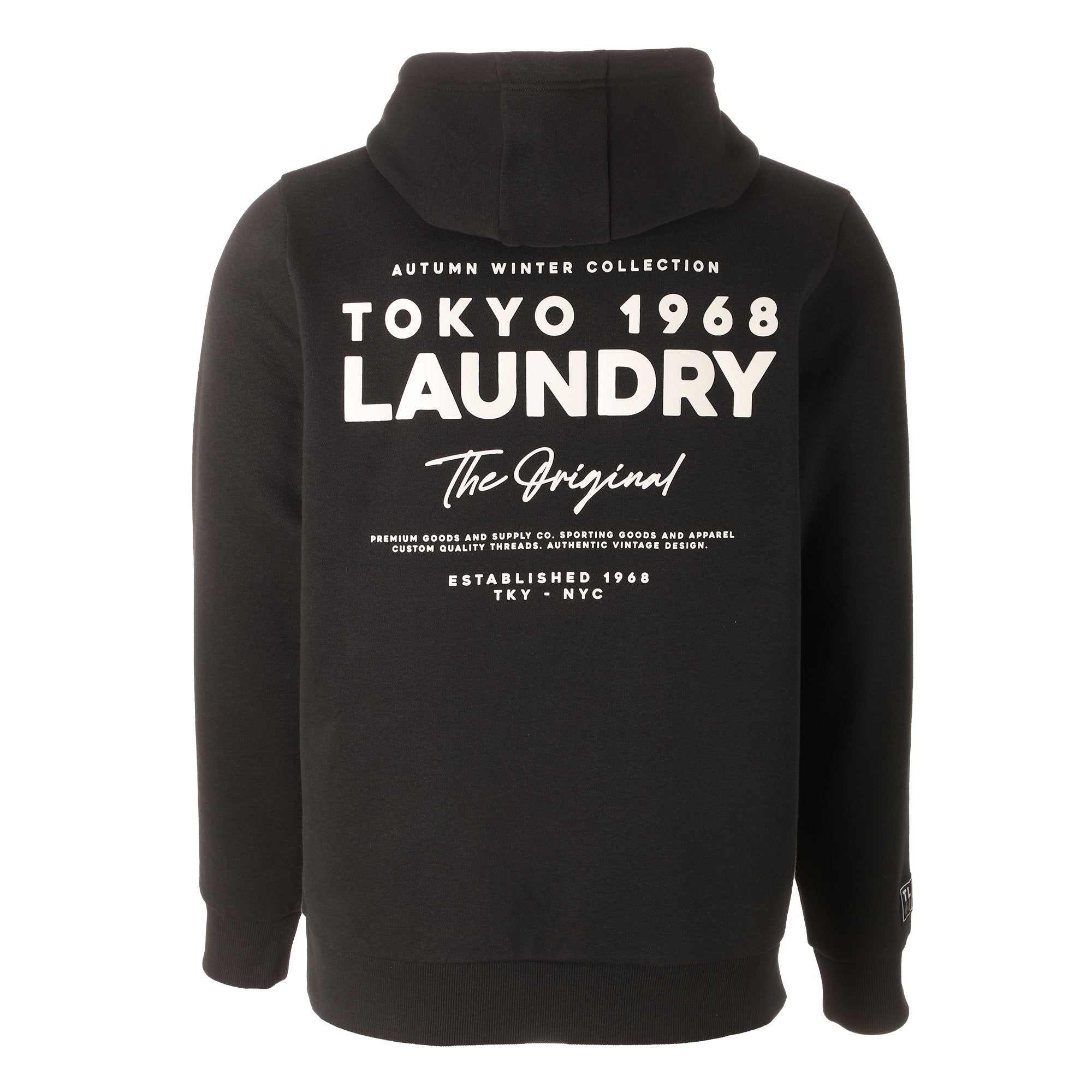 Stokomani Mode Sweat à capuche noir homme coton taille L