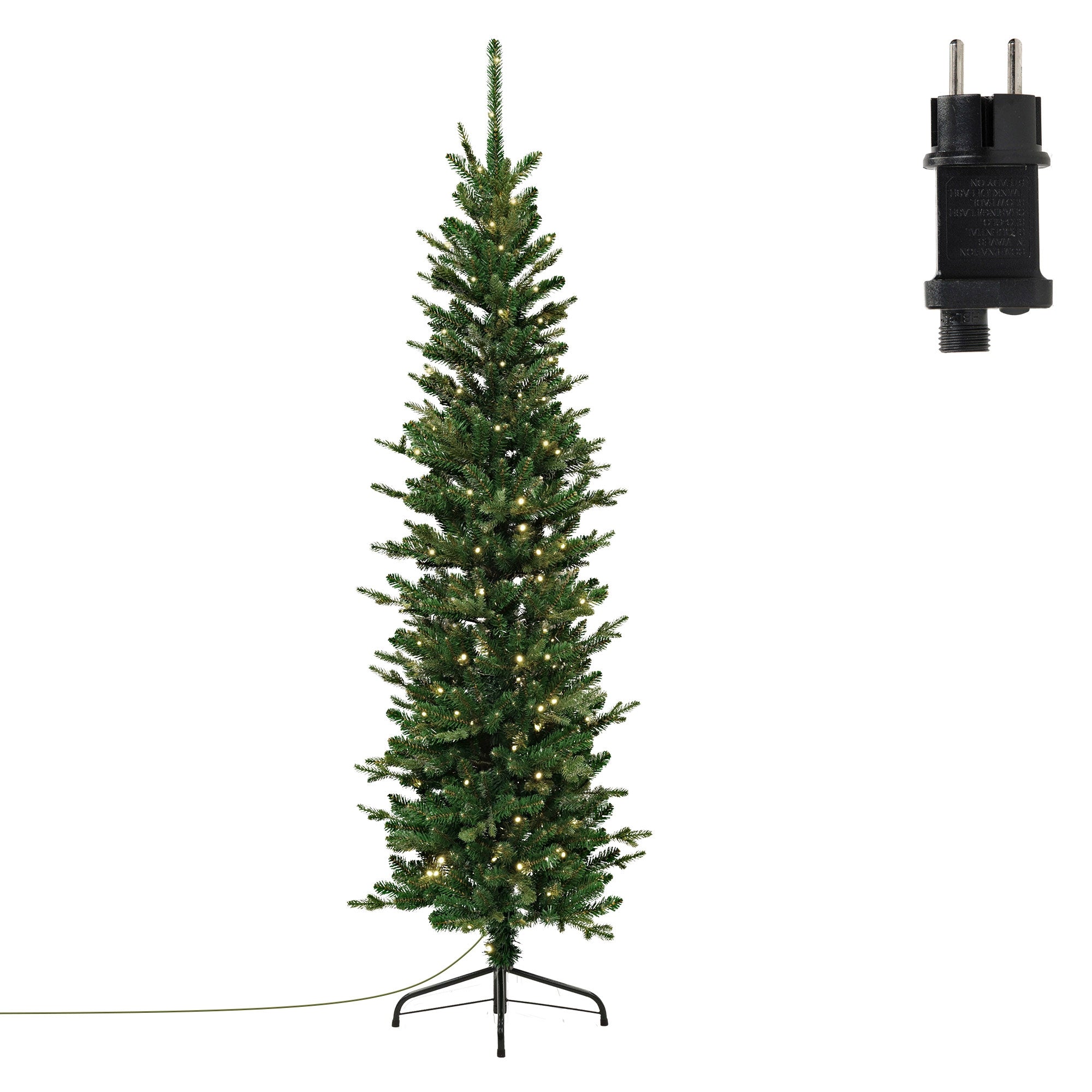 ECD Germany sapin de Noël artificiel vert 180 cm LED 933 pointes