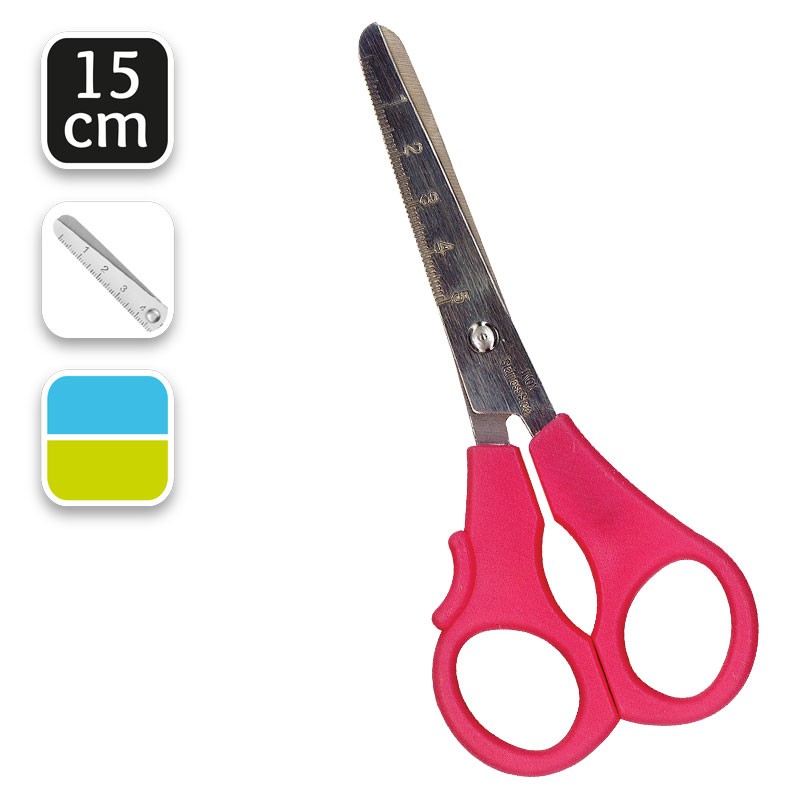 Safe Tool Enzo 15 cm bouts ronds ciseaux scolaires