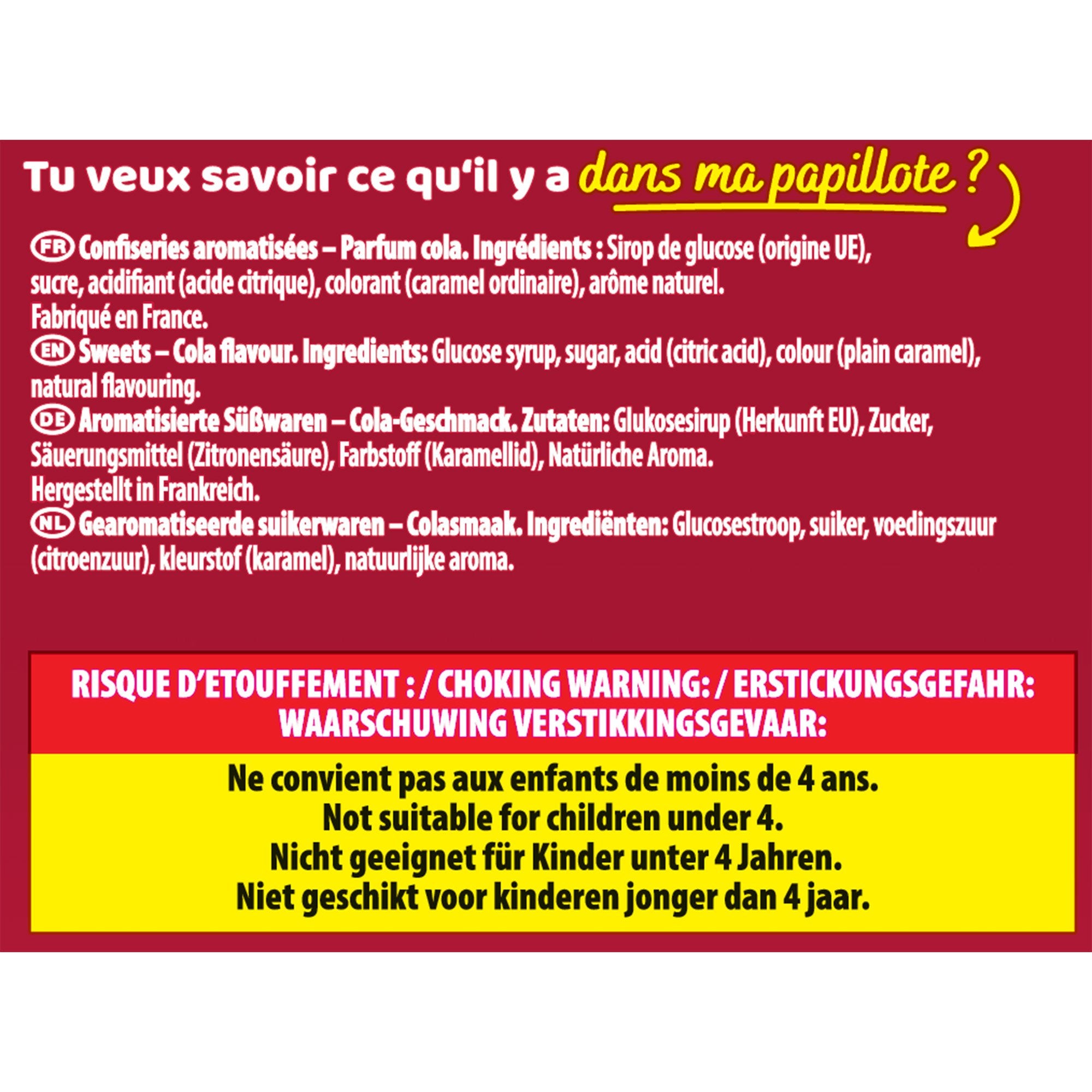 Carambar Sucettes goût cola sachet Halloween