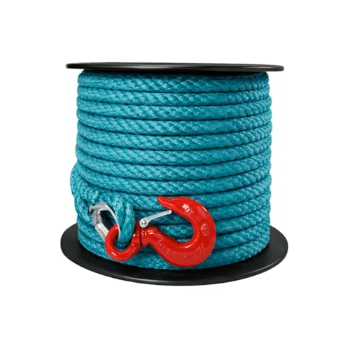 Shop-Story Bricolage Corde poulie crochet 15 m bleu 23 mm