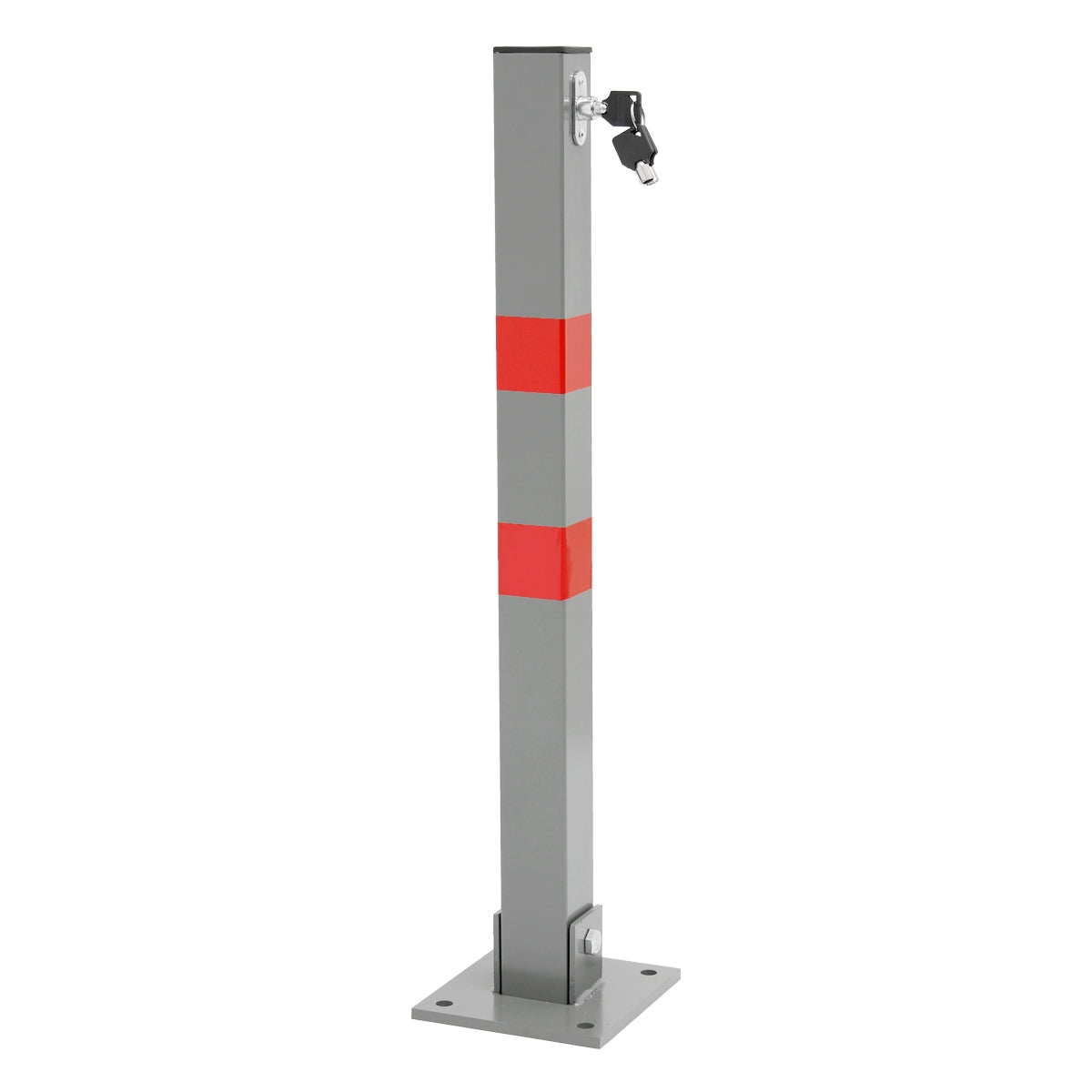 ECD Germany borne parking acier 70 cm rabattable lot de 4