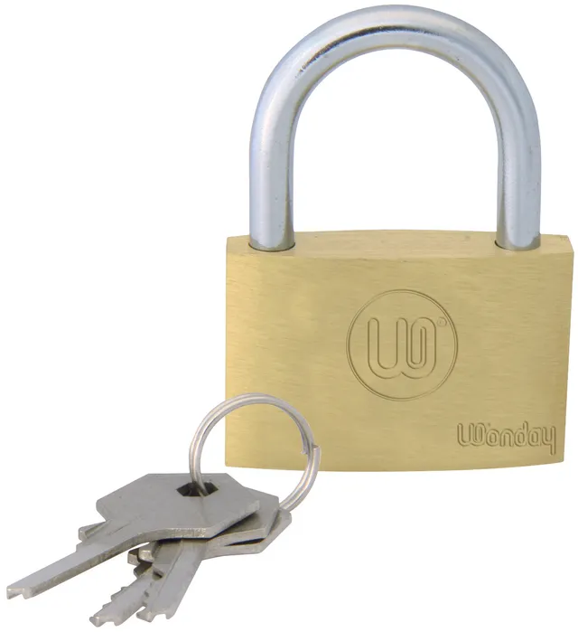Safe Tool Cadenas laiton à clés 40 mm sécurité