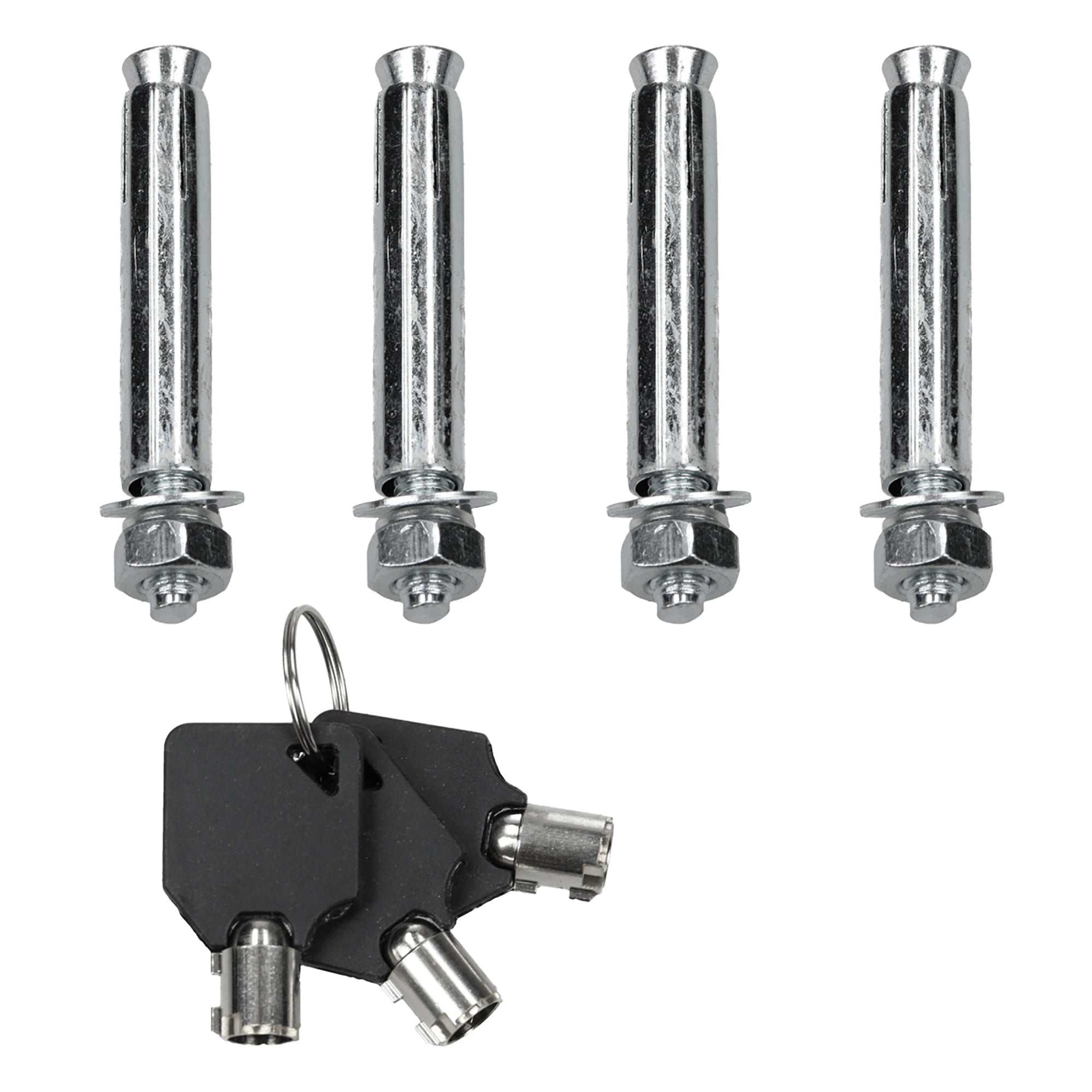 ECD Germany Bauen & Renovieren potelet parking lot de 5 acier 71 cm
