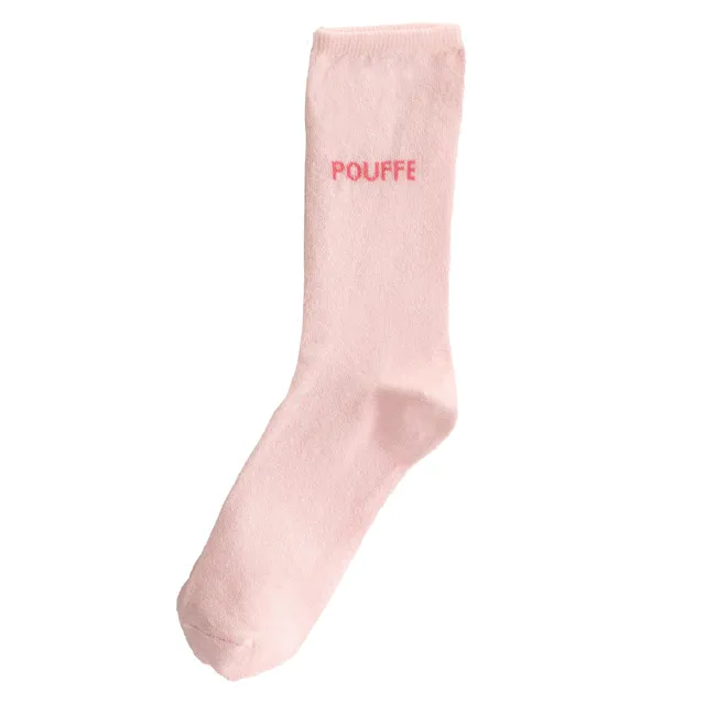 Stokomani Mode Chaussette à Message Rose Clair 36/41
