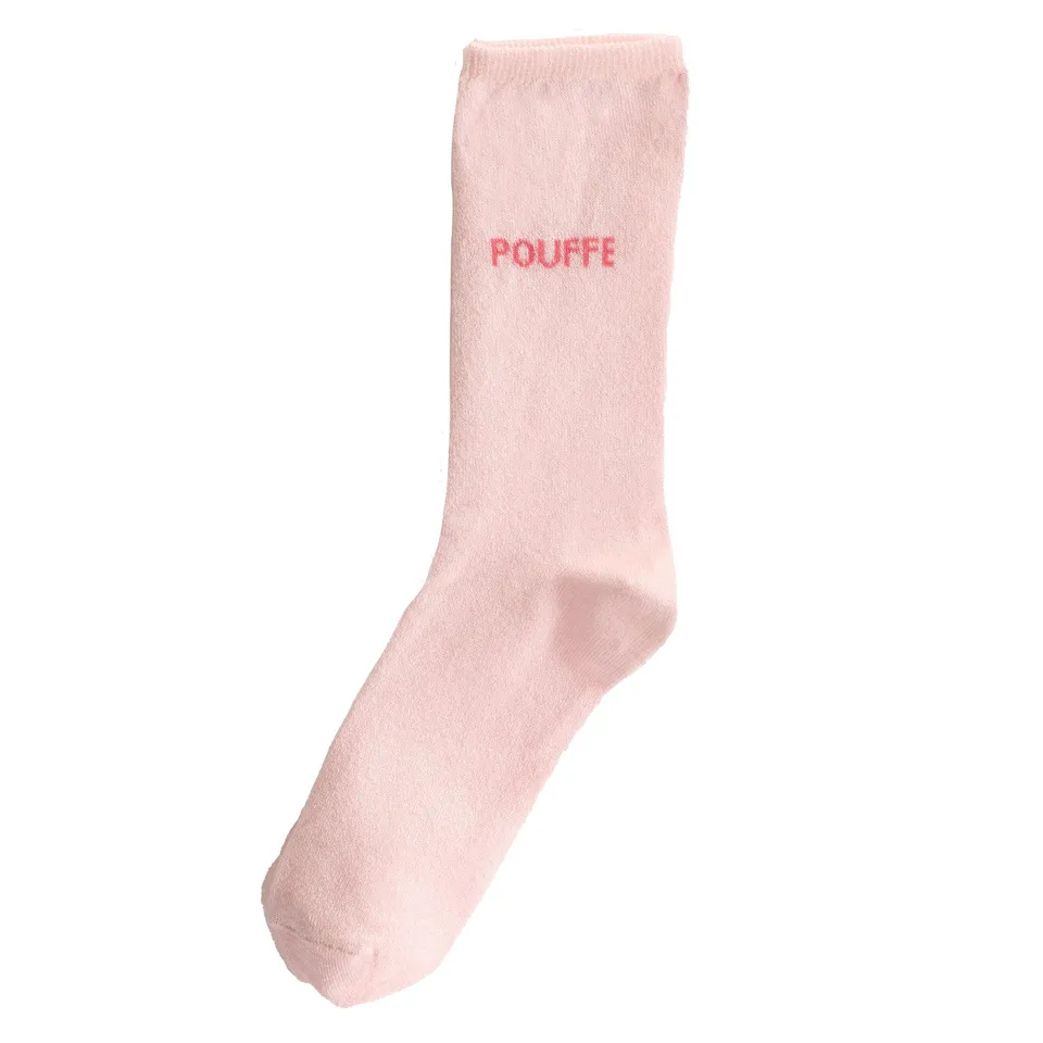 Stokomani Mode Chaussette à Message Rose Clair 36/41