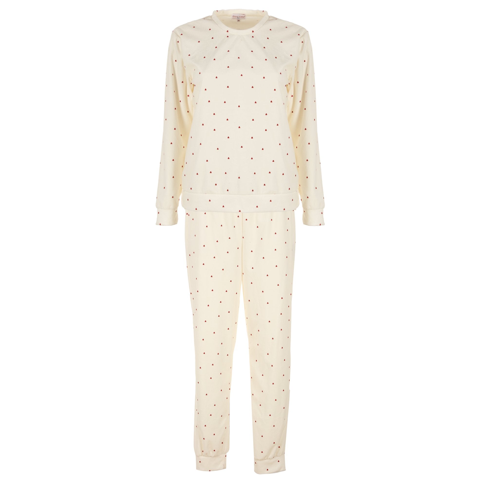 Ensemble pyjama en velours blanc doux taille M