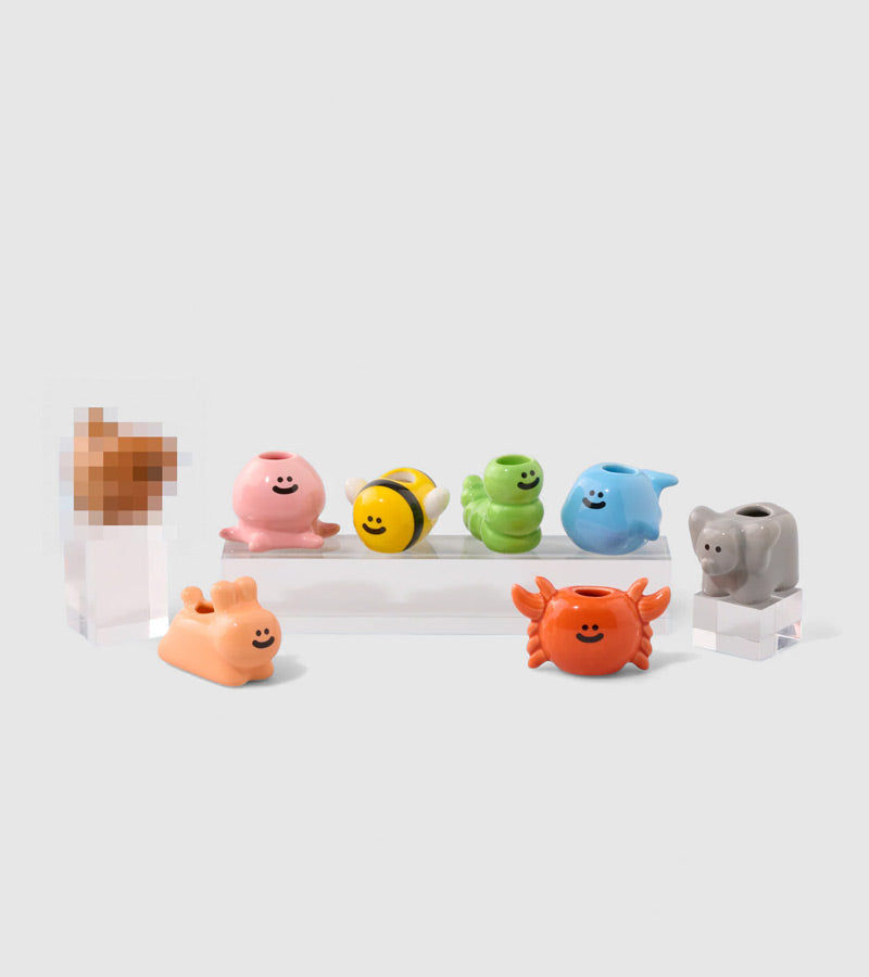 L'avant gardiste Surprise box mini vase animaux céramique